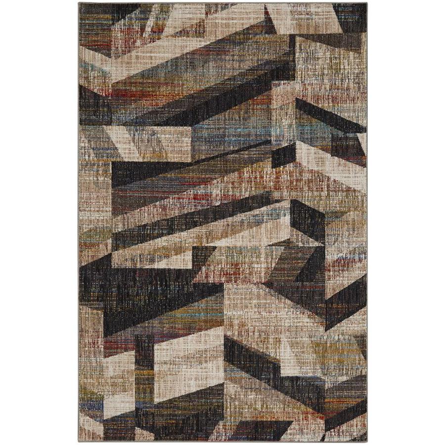 Mohawk Home Birkdale 10 x 13 Multi Indoor Geometric Area Rug in the