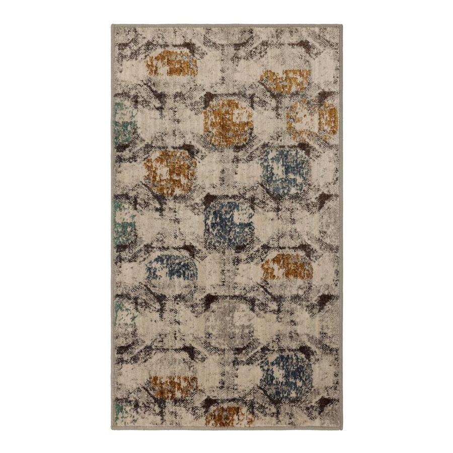 Scott Living Earthstone 3 X 5 Oyster Indoor Geode Global Throw Rug In The Rugs Department At Lowes Com