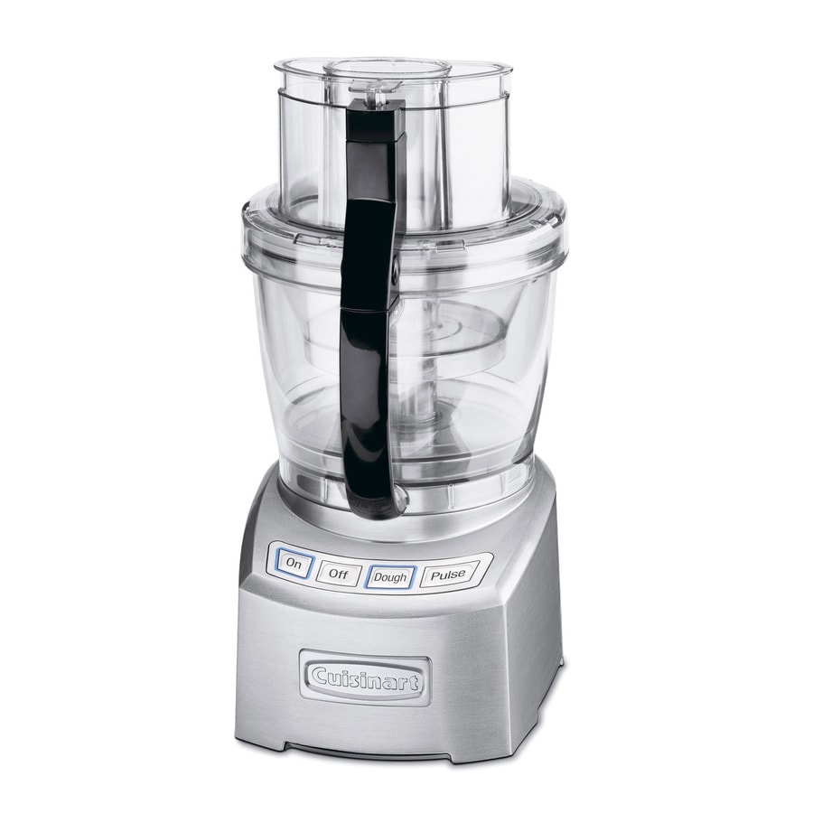Electronic Touchpad Controls and Blue LED Lights Carbon 14-Cup Food Processor 