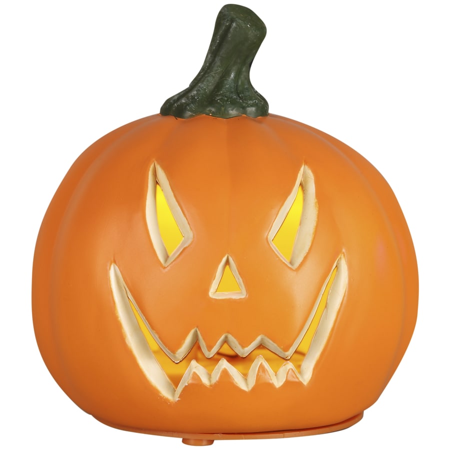 Plastic Jack O Lantern
 Gemmy Plastic Jack O Lantern Figurine with Lights at Lowes