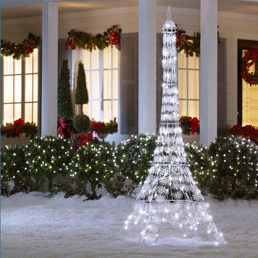 Gemmy 63/4ft Metal LED Christmas Eiffel Tower at Lowes.com