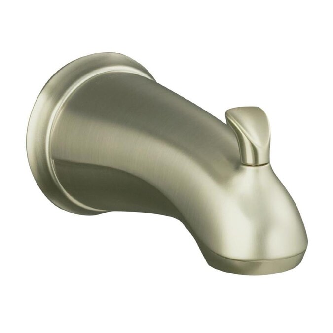 Kohler Brushed Nickel Bathtub Spout With Diverter In The Spouts Department At Com - Kohler Bathtub Spout Installation Kohler Brushed Nickel Bathtub Spout With Diverter In The Spouts Department At Com - Kohler Bathtub Spout Installation