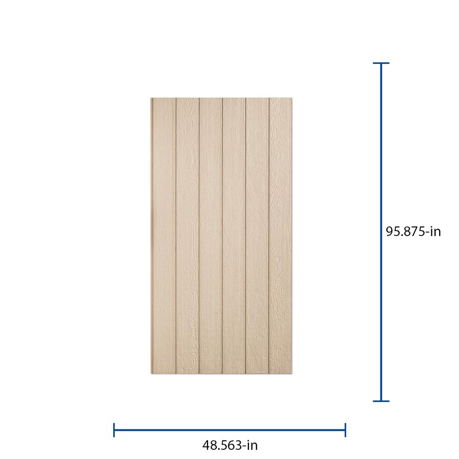 Smartside 76 Series Primed Engineered Panel Siding 0 437 In X 48 In X