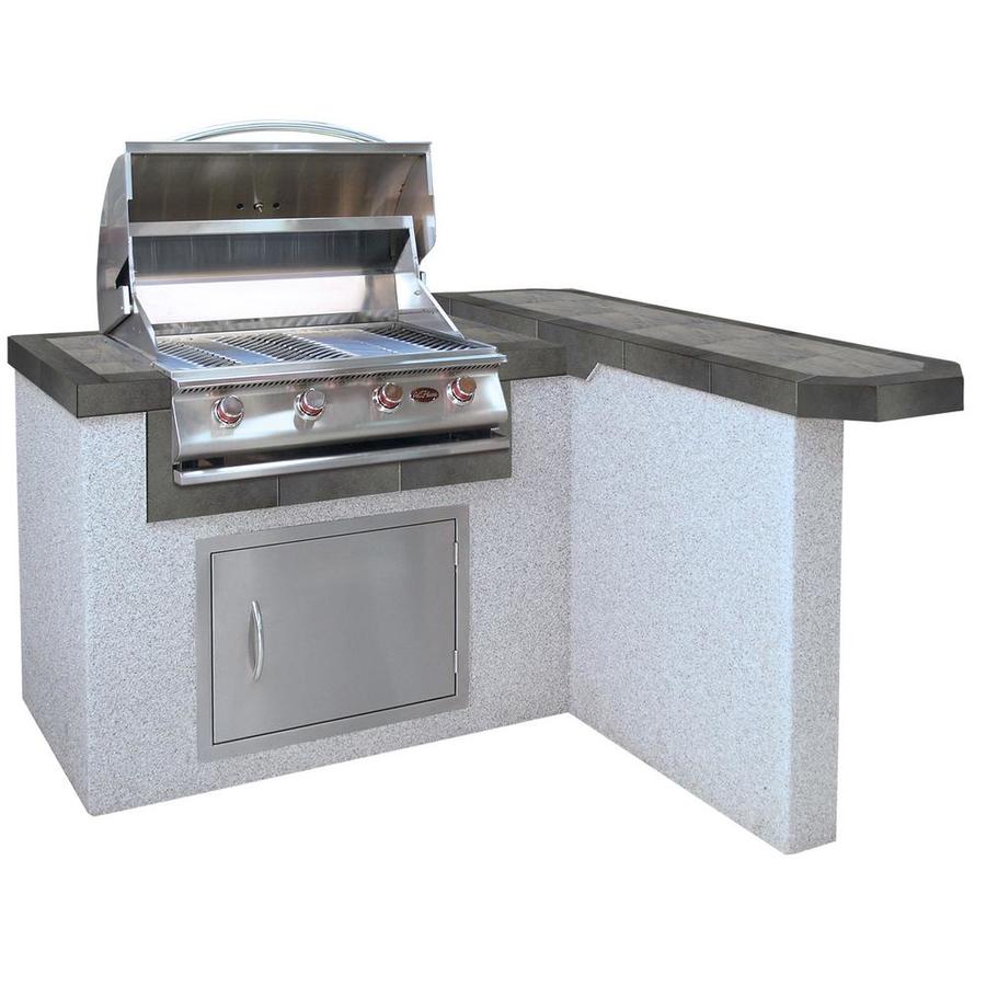 Cal Flame Modular Outdoor Kitchen Modular Bar Counter In The Modular Outdoor Kitchens Department At Lowescom