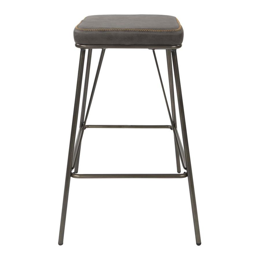 OSP Home Furnishings Set of 2 Charcoal Counter Stool in the Bar Stools