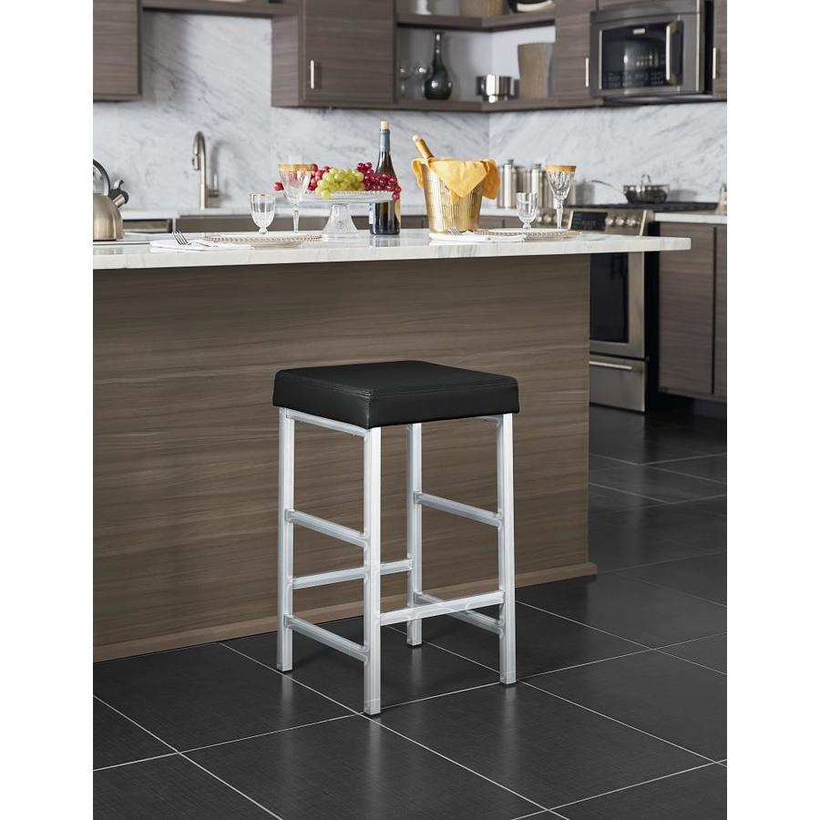 OSP Home Furnishings Metro Black Counter Height Bar Stool in the Bar