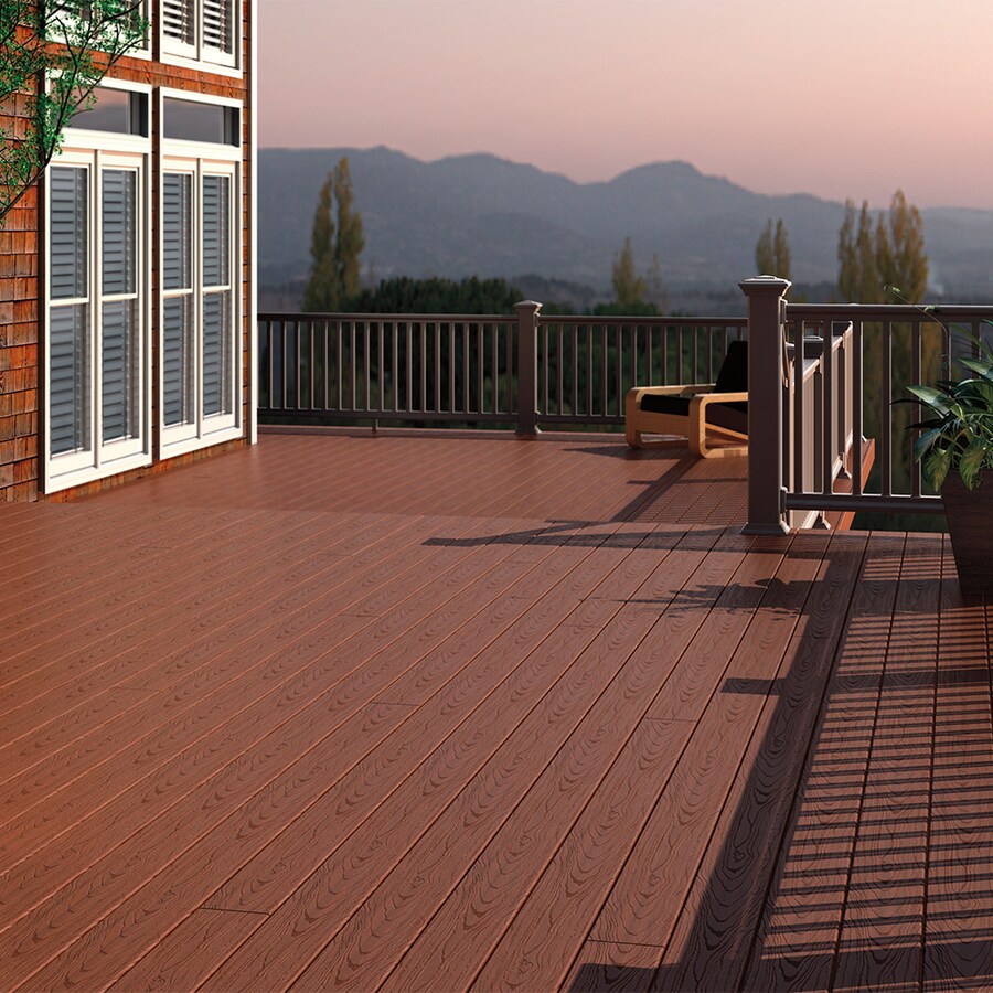 Style Selections Sienna Red Deck Board Sample In The Deck Board Samples 