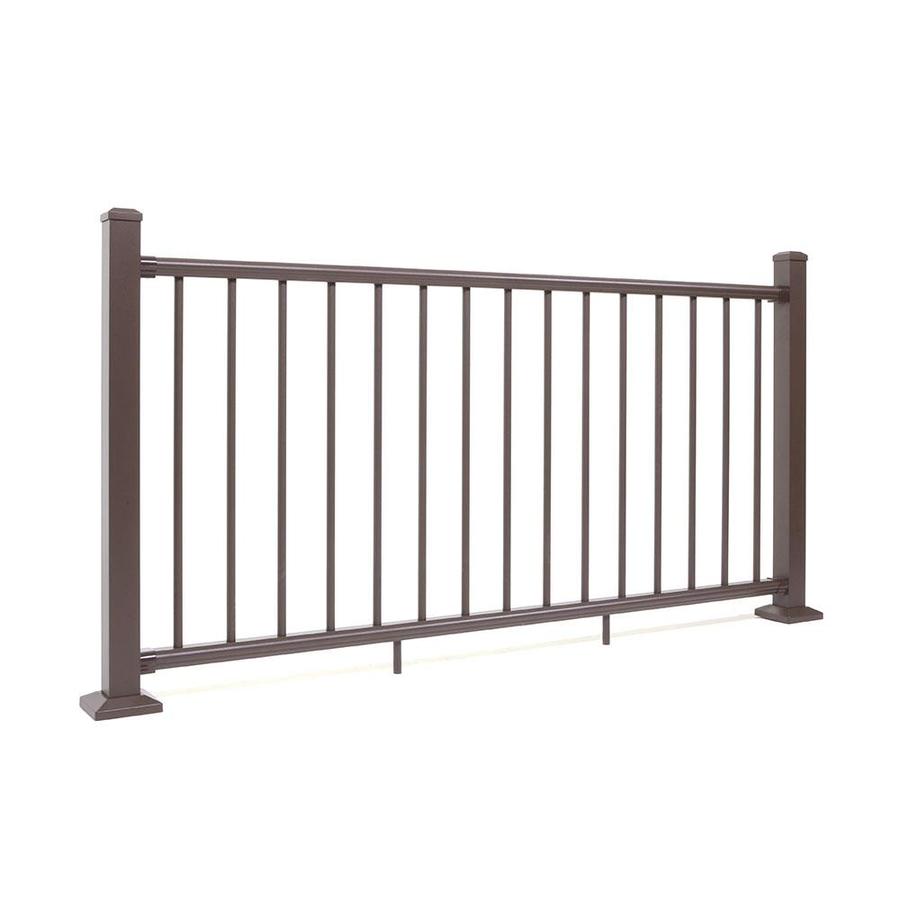 Deckorators Classic Aluminum Weathered Brown Aluminum Deck Rail Kit ...