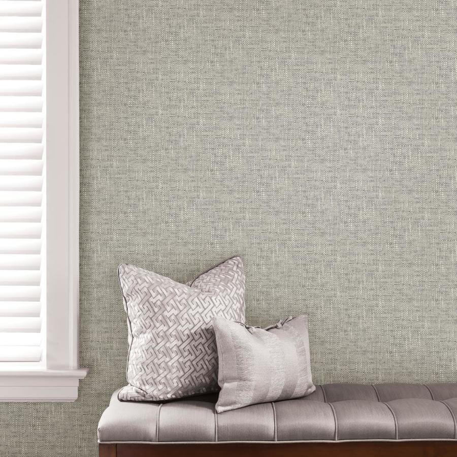 NuWallpaper 30.75-sq ft Gray Vinyl Textured Abstract 3D Self-Adhesive