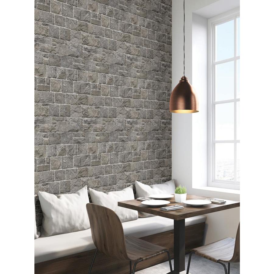 Inhome Kennedy Stone Peel And Stick Wallpaper In The Wallpaper 