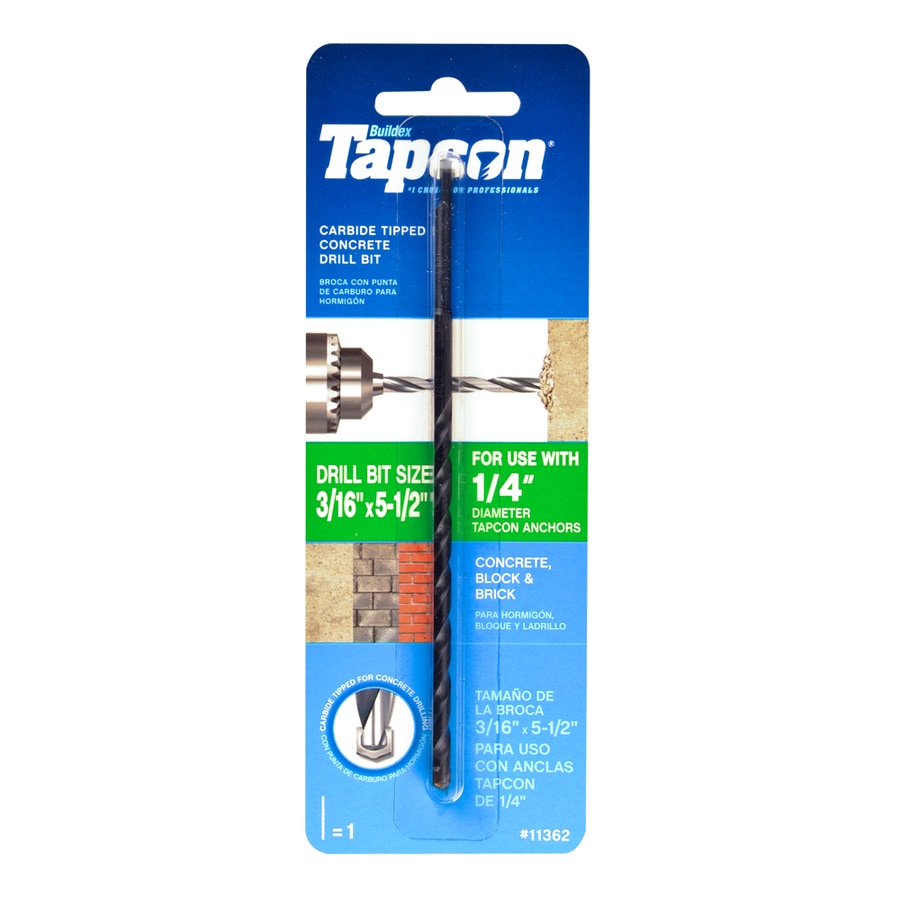 tapcon concrete drill bit