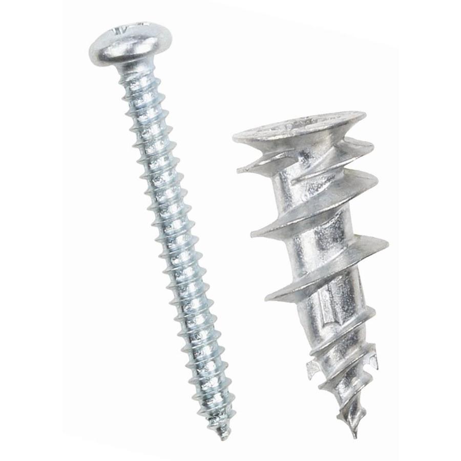 EZ Ancor 25Pack 1in L x 3/8in dia Standard Drywall Anchor (Screws Included) in the Drywall