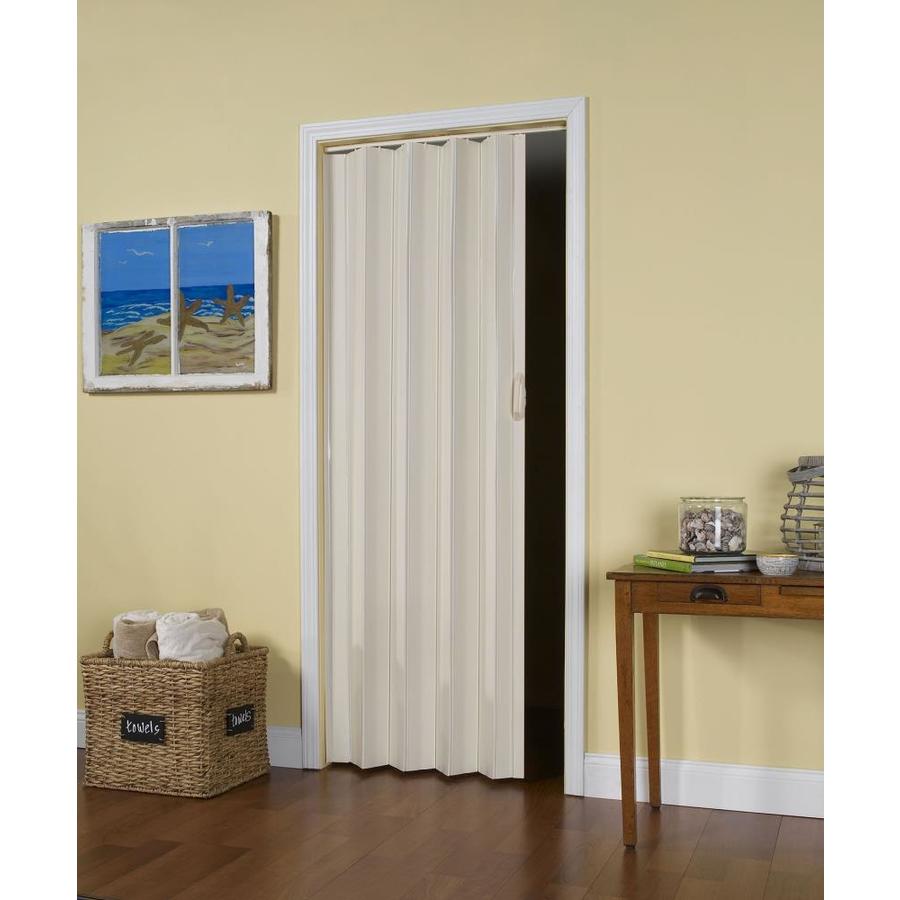 Spectrum Sienna 36-in X 80-in Cottage White PVC Accordion Door ...