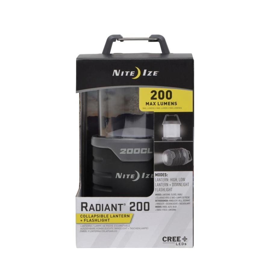 Nite Ize R200CL-09-R8 Radiant 200 2-in-1 Collapsible Lantern