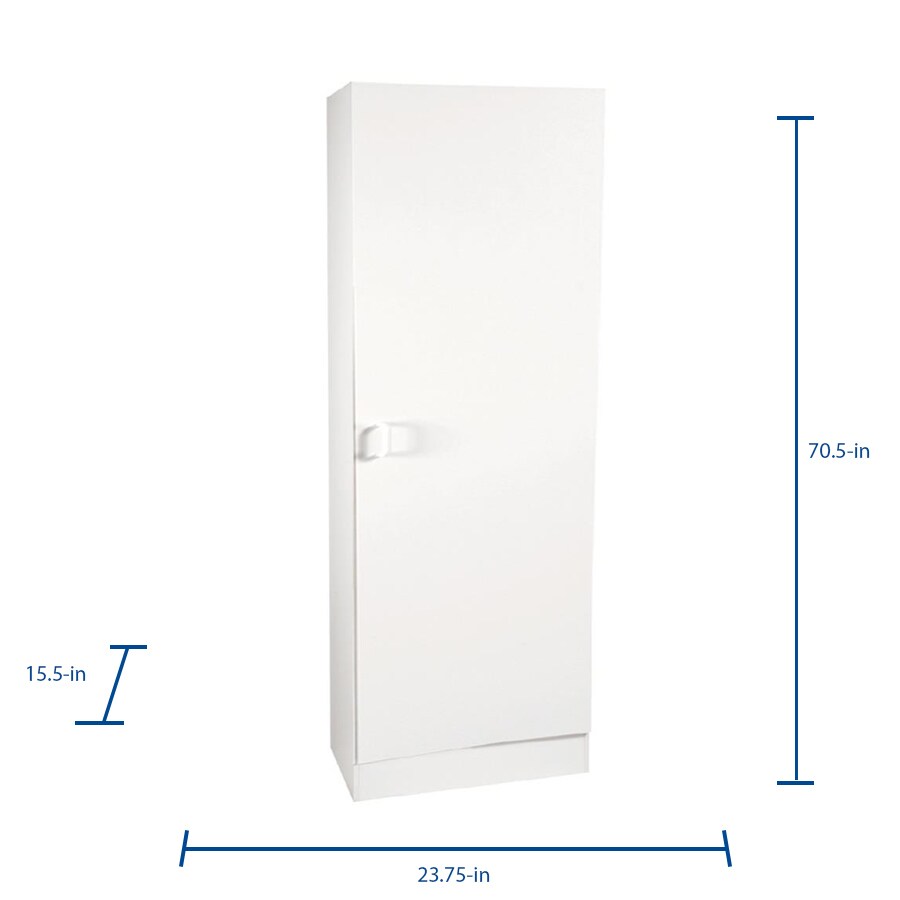 Stor It All 23 75 In W Wood Composite Wall Mount Utility Storage Cabinet In The Utility Storage Cabinets Department At Lowes Com