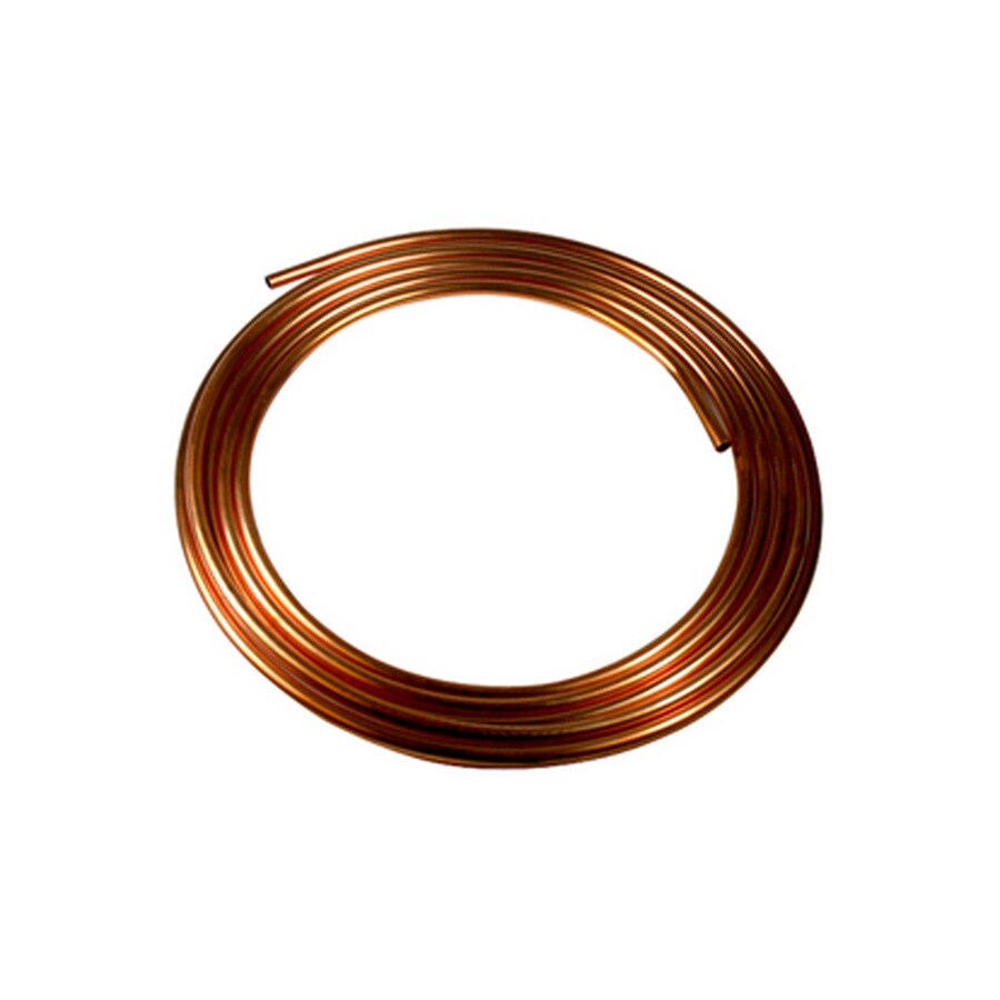 Shop 1/4-in dia x 10-ft L Coil Copper Pipe at Lowes.com 1 4 Copper Tubing Lowes