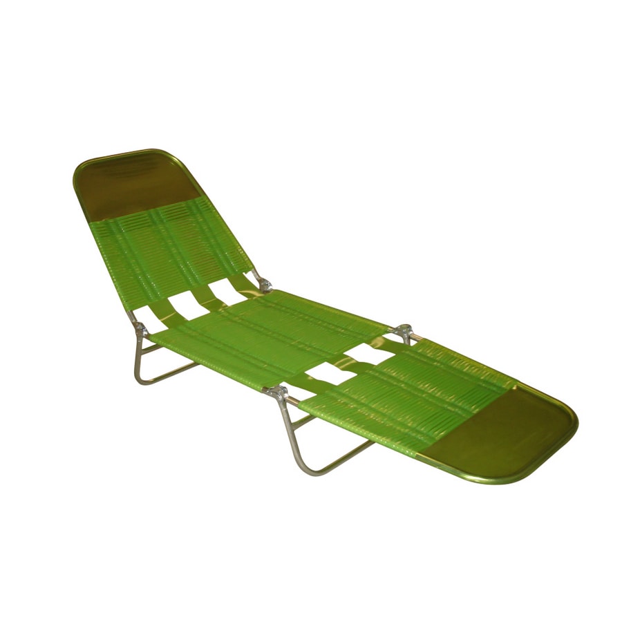 Green Folding Banana Lounge Chair 
