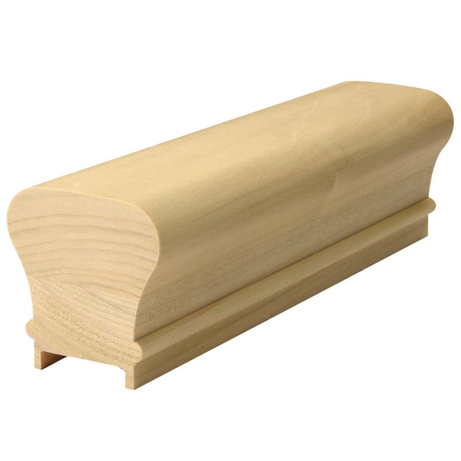 2.25in x 8ft Unfinished Poplar Handrail in the Handrails department