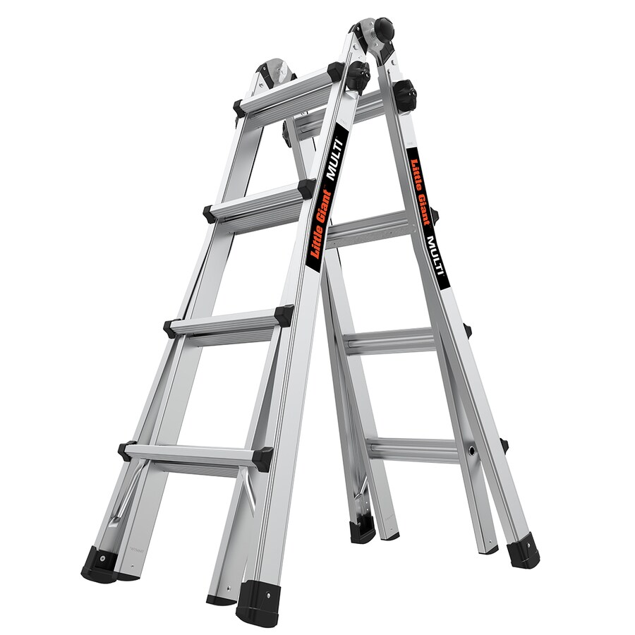 Capacity Model#AHL-17 Details about   Ascent Mighty Multi-Position Ladder 17ft Aluminum 300lb 