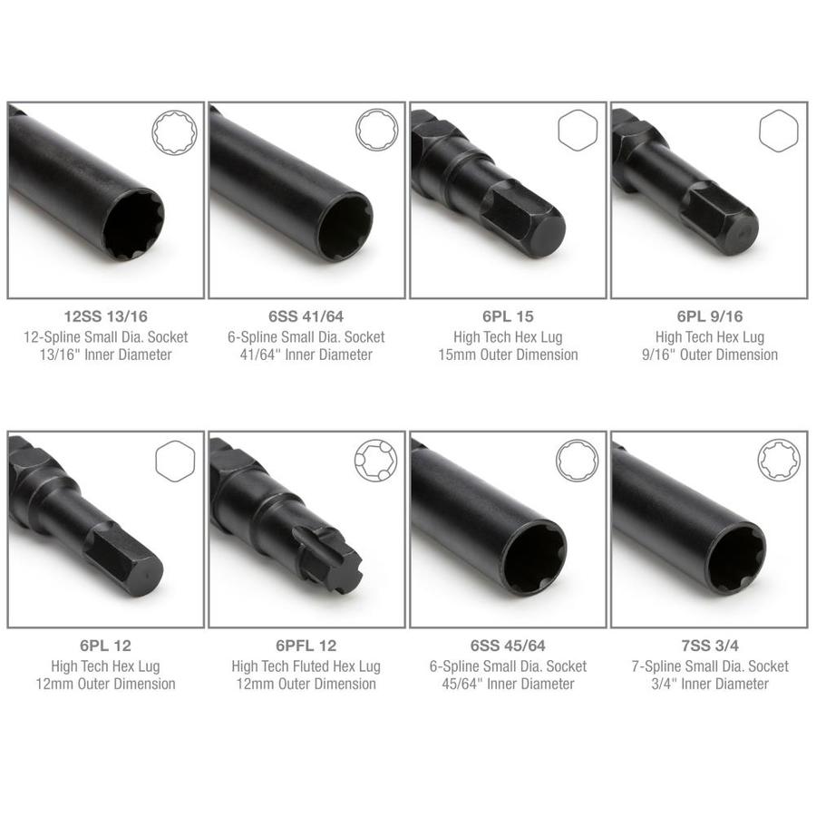 8 point lug nut key