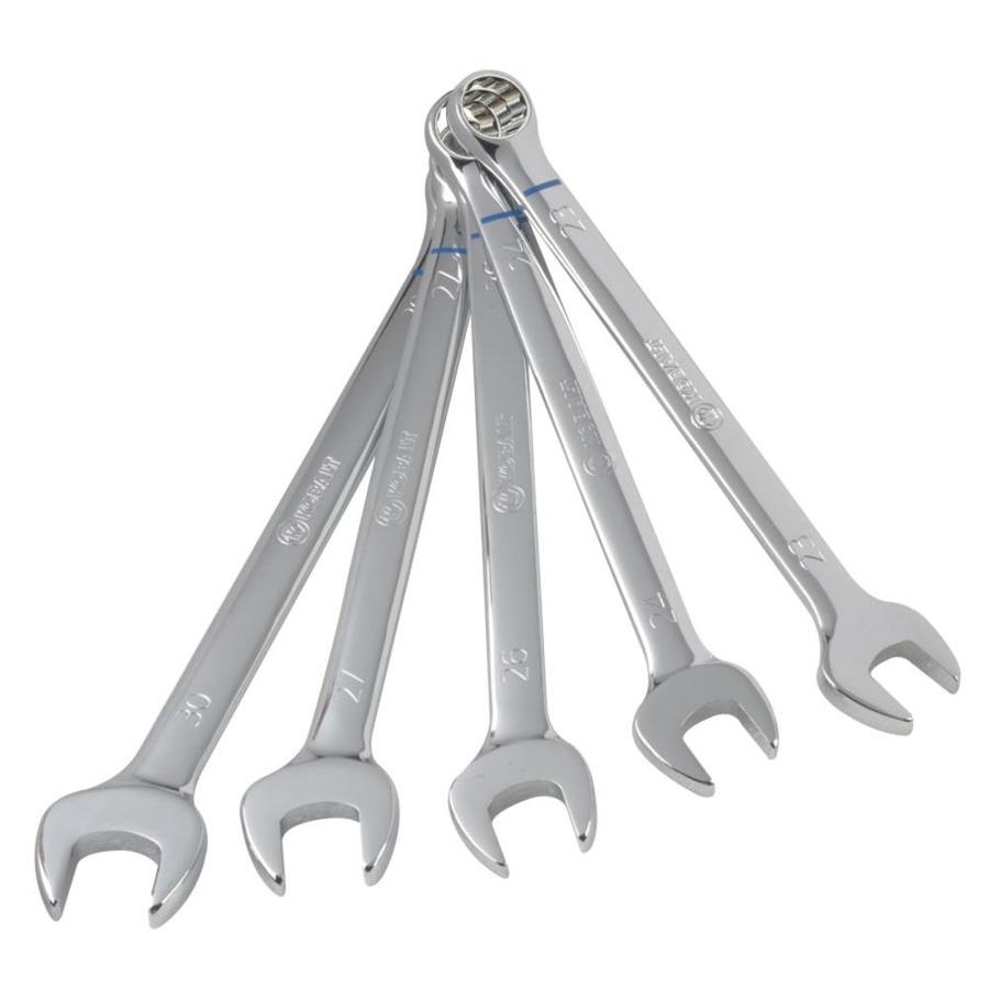 Kobalt 5-Piece 12-Point Metric Standard Combination Wrench Set In The ...