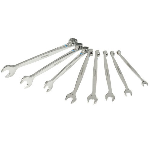 Kobalt Piece Standard Polished Chrome Metric Wrench Set At Lowes