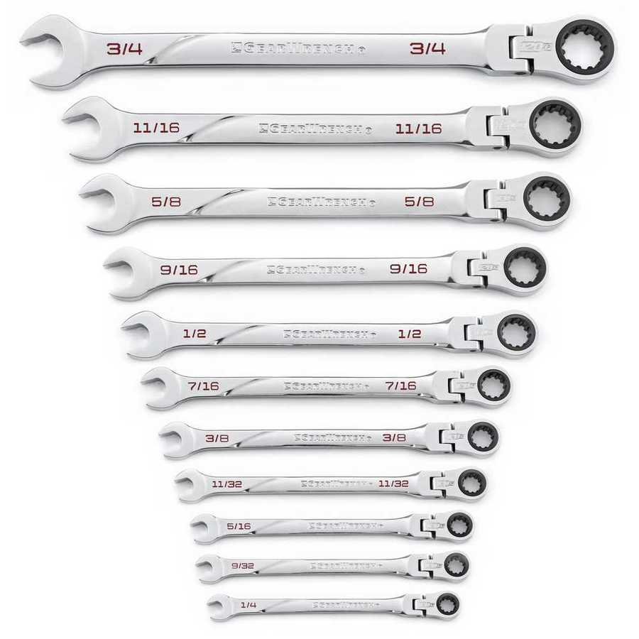 GEARWRENCH 11 pc 120XP™ Universal Spline Sae XL Flex Combination