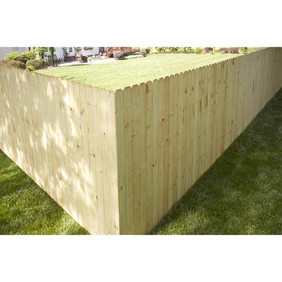 lowes dog ear fence panel