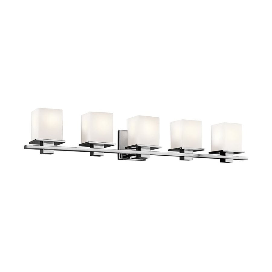 Shop Kichler Lighting 5Light Tully Chrome Bathroom Vanity 