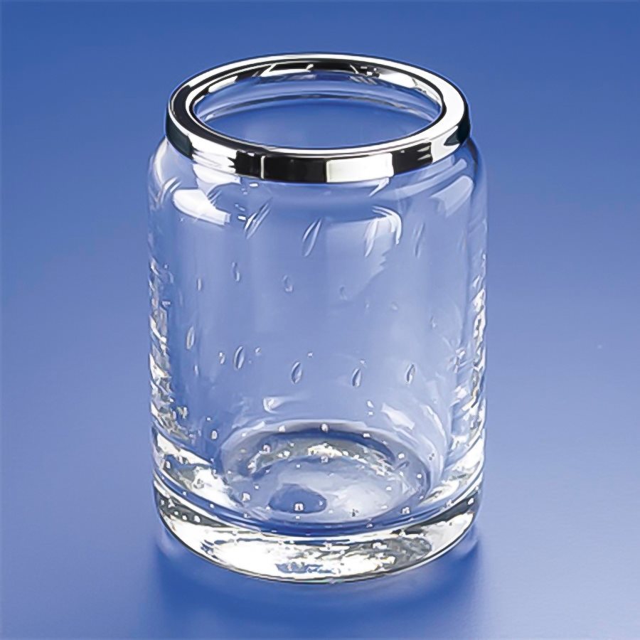 Nameeks Windisch Chrome Glass Tumbler In The Toothbrush Holders And Tumblers Department At