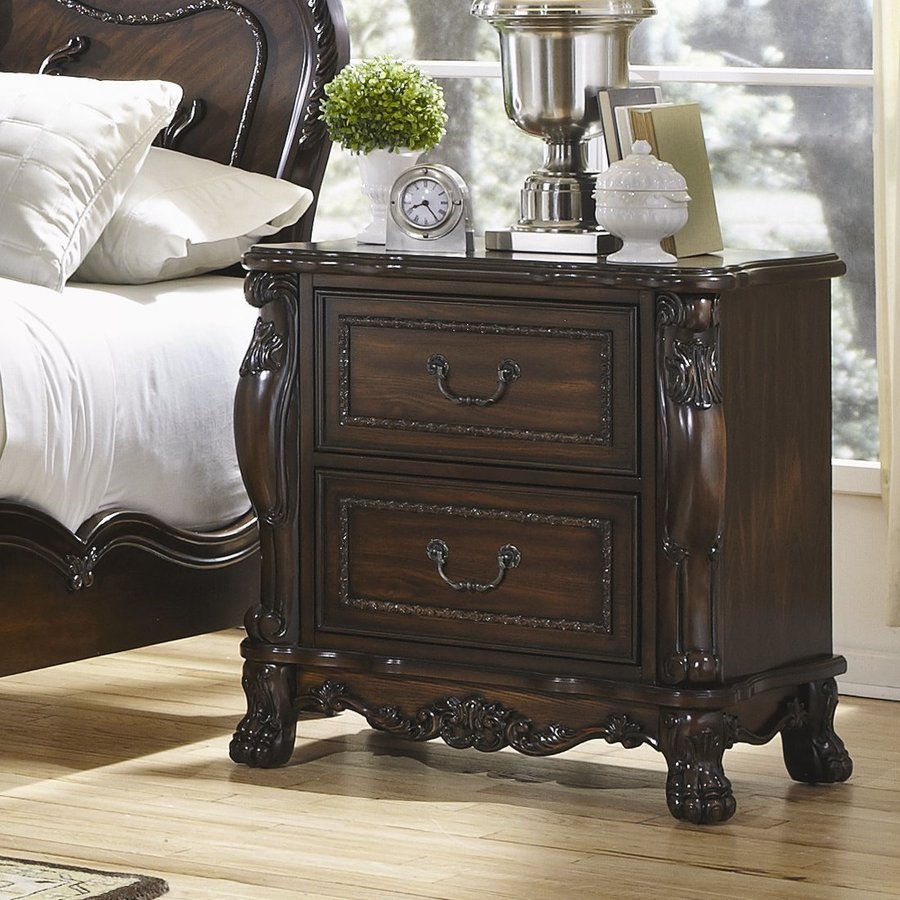 Coaster Fine Furniture Abigail Cherry Nightstand In The Nightstands Department At Lowes Com