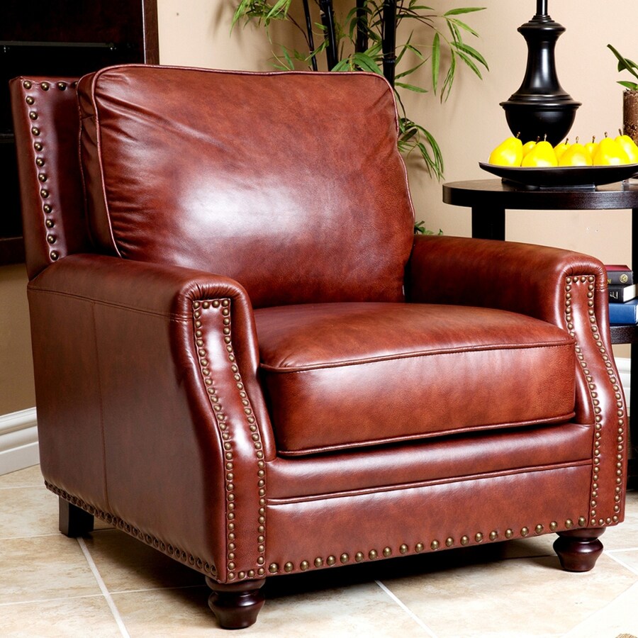 abbyson living leather chair