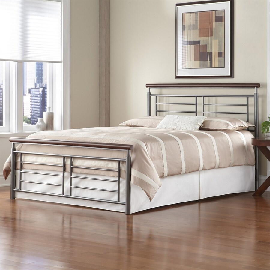 Fashion Bed Group Fontane Cherrysilver Full Panel Bed At