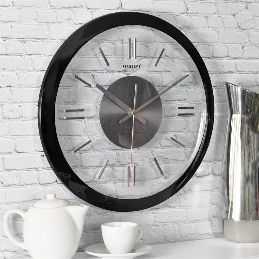 Firstime Manufactory Modish Analog Round Indoor Wall Standard Clock In