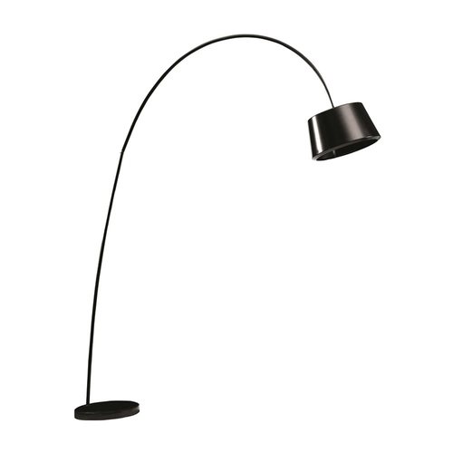 Fine Mod Imports Estal 70 In Black Arc Floor Lamp With Metal Shade At