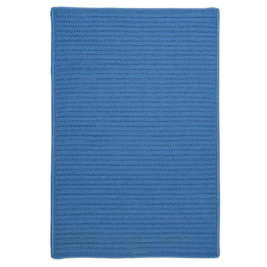 Turquoise 2 by 3-Feet Simply Home Solid Rug