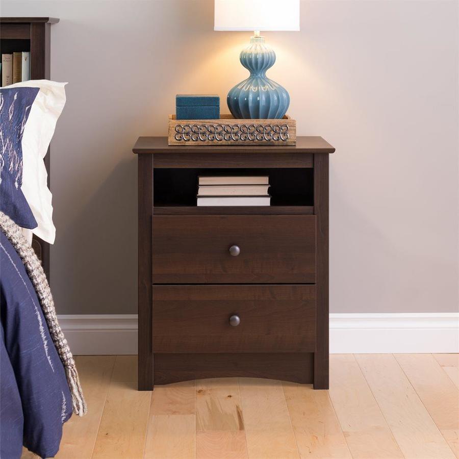 Prepac Espresso Nightstand In The Nightstands Department At Lowes Com