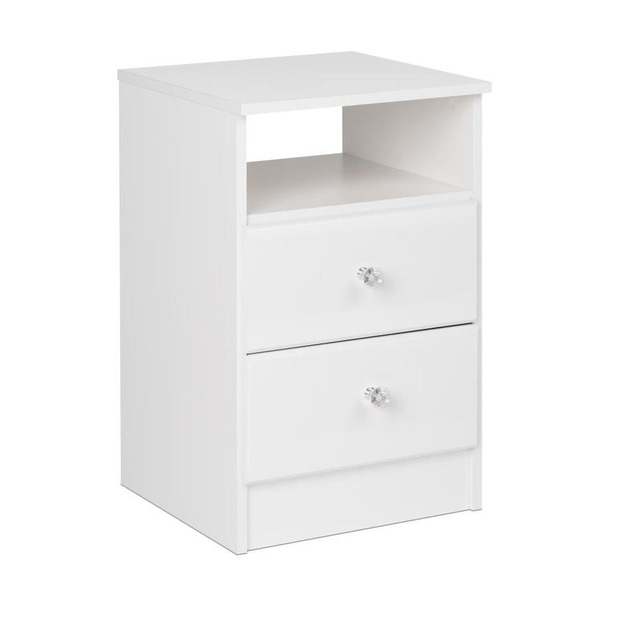 Prepac Astrid Crystal White Nightstand In The Nightstands Department At Lowes Com