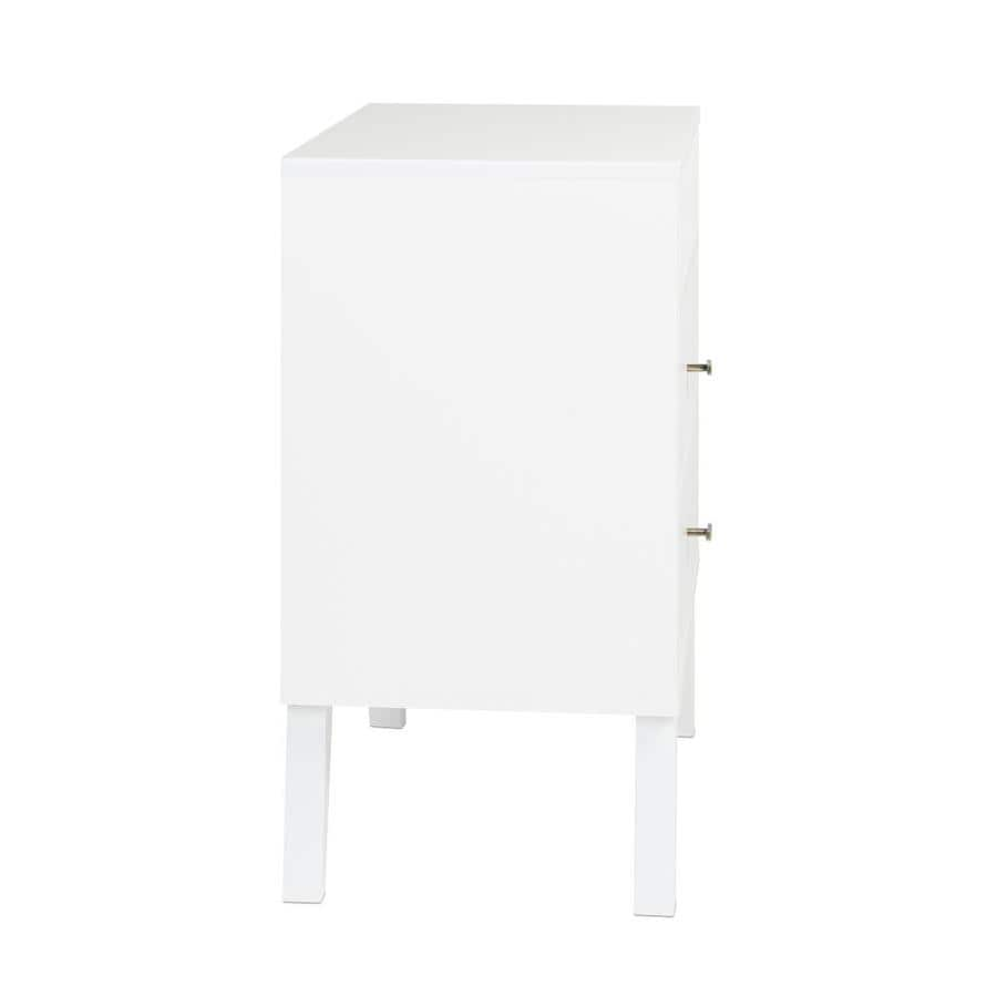 Prepac Milo White Nightstand In The Nightstands Department At Lowes Com