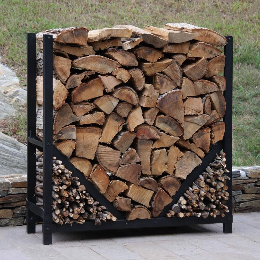 ShelterIt 48in x 15in x 48in Steel Half Cord Firewood Rack in the