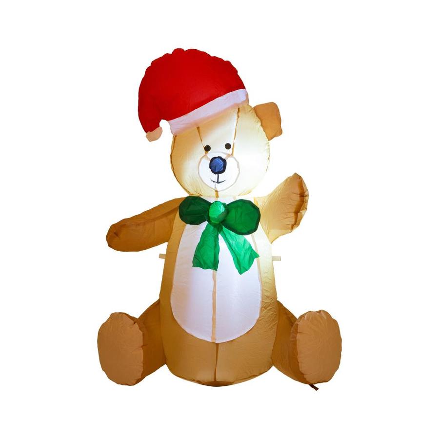 inflatable christmas teddy bear