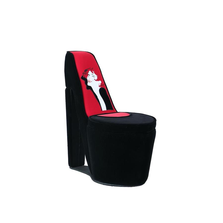 red heel chair