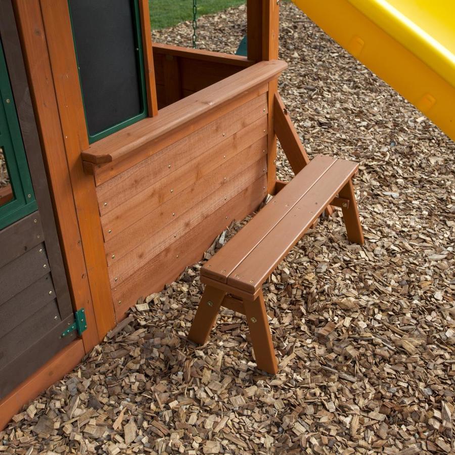 twin mountain lodge wooden playset