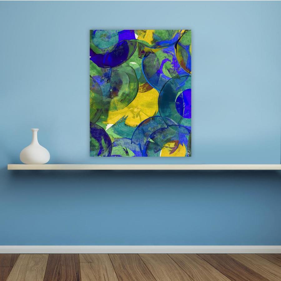 Creative Gallery Coeste Frameless 20in H x 16in W Abstract Canvas