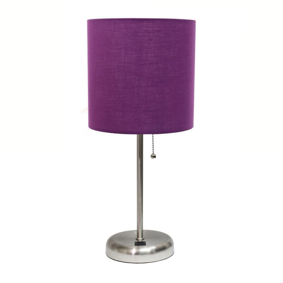 purple table lamp shade