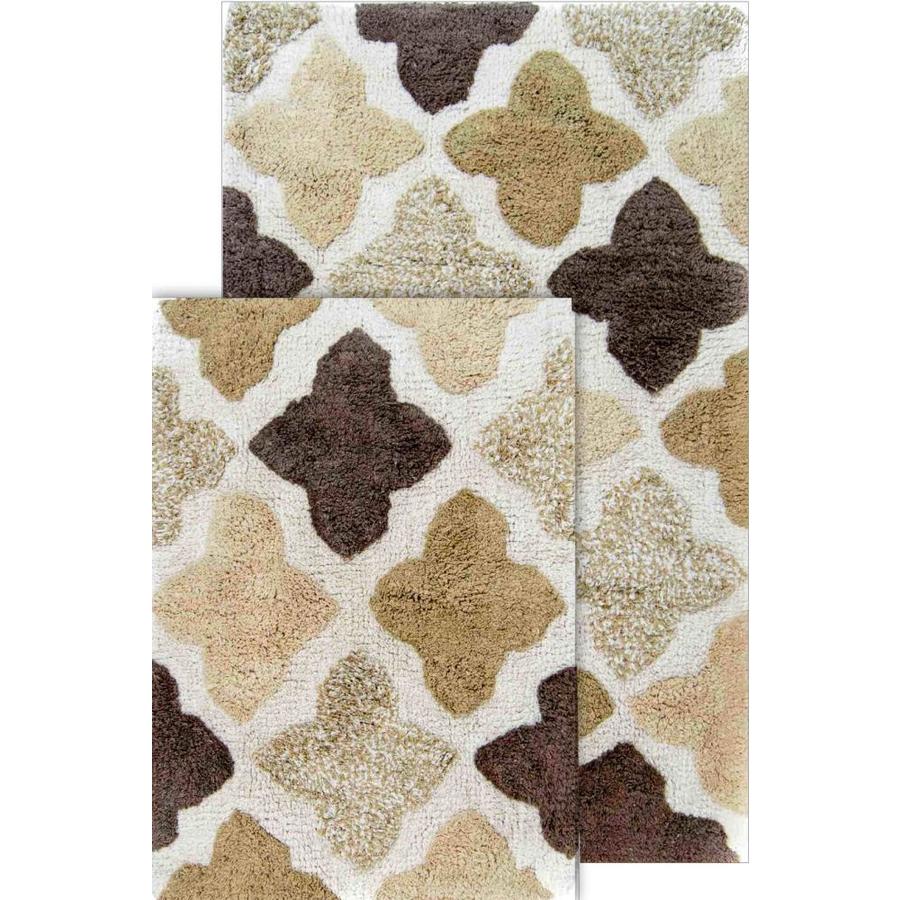 Chesapeake Merchandising Alloy 34 In X 21 In Cotton Bath Rug In The Bathroom Rugs Shower Mats Department At Lowes Com