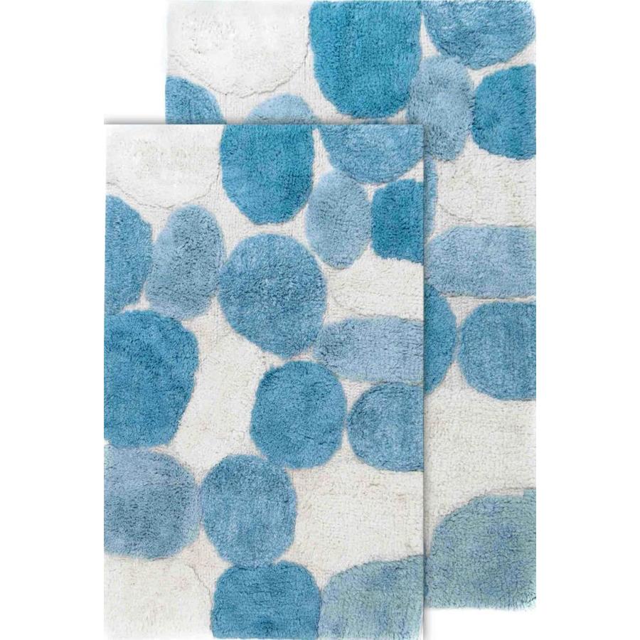 blue bath rugs