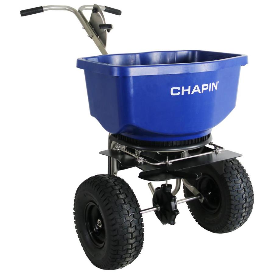 Chapin Professional 100lb Broadcast Salt Spreader in the Push