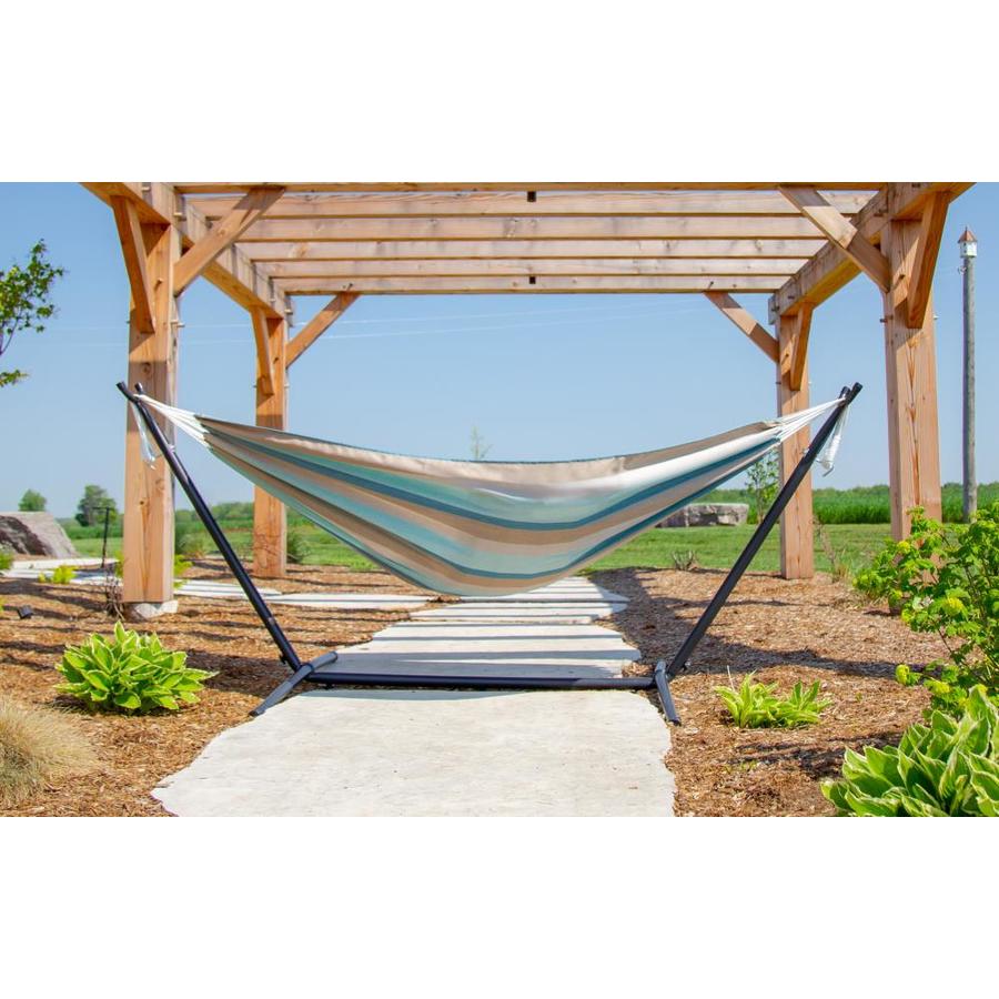 Vivere C9MESH-45 Hammock with Stand， Rose and Celeste