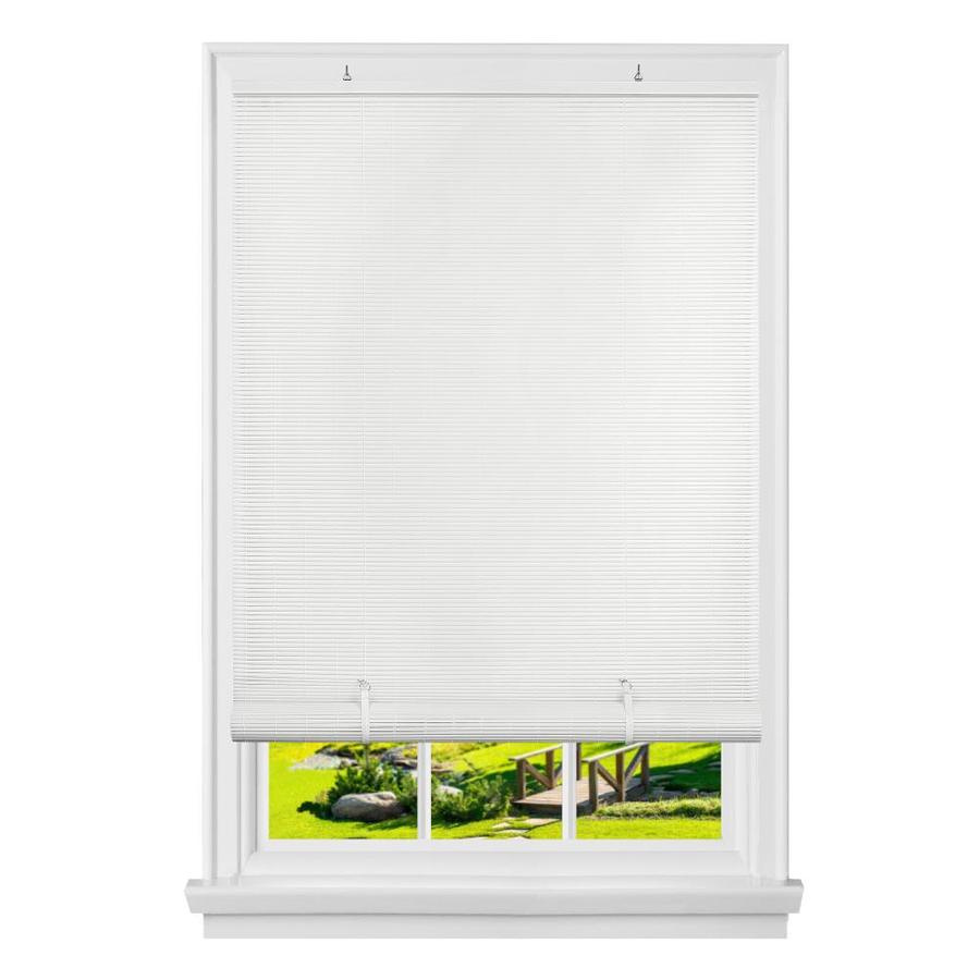 Photo 1 of Achim Home Furnishings Vinyl Roll-Up Blind Cordless Solstice, 60" x 72", White
